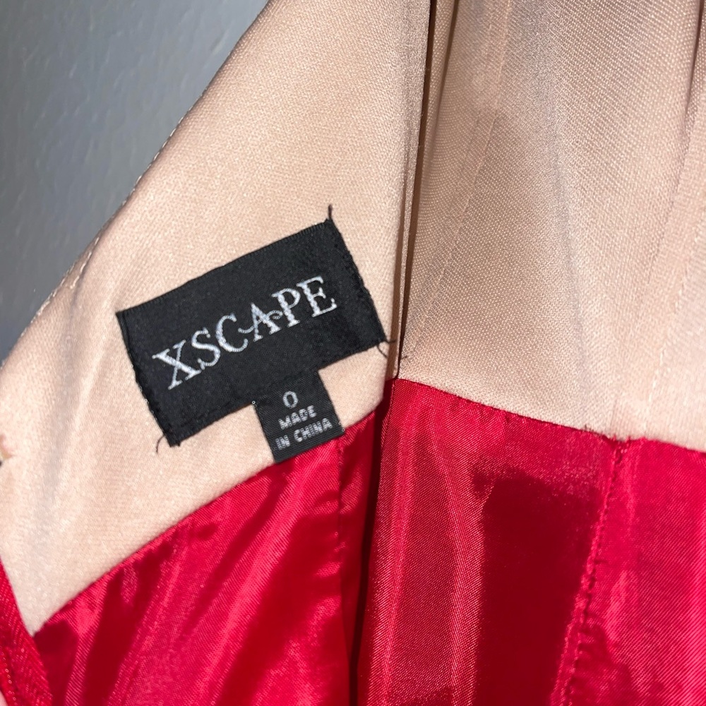 Red Backless Prom Dress - Picture 3 of 3
